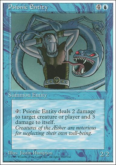 Magic the Gathering: 4th Edition (Base Set) card 95 Psionic Entity
