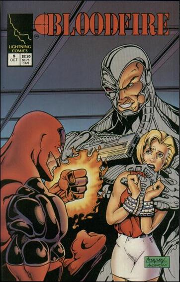 Bloodfire issue 5 Polybagged w/ Trading Card