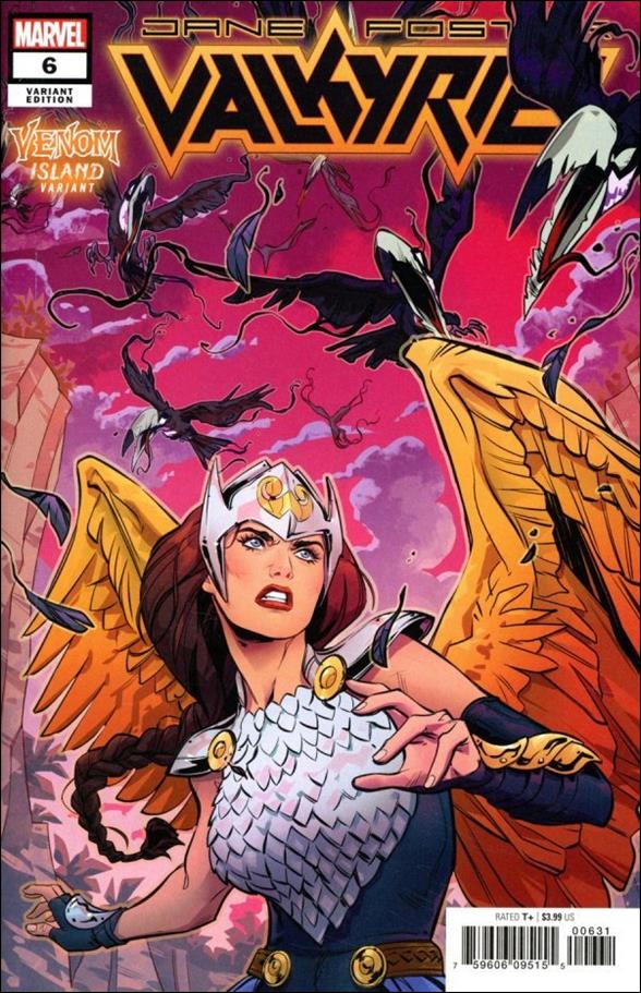 Valkyrie: Jane Foster issue 6-C Anna Rud "Venom Island" Cover