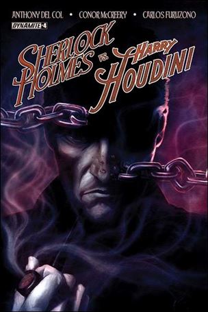 Sherlock Holmes vs. Harry Houdini issue 4-B Colton Worley Cover