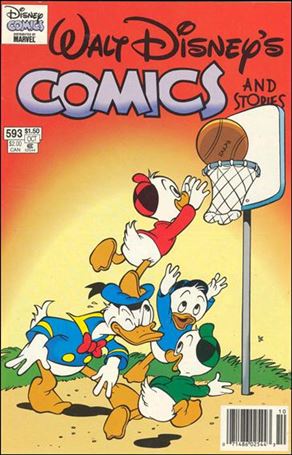 Walt Disney's Comics and Stories (1940) issue 593-B Marvel Cover