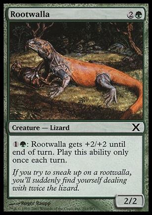 Magic the Gathering: 10th Edition (Base Set) card 293 Rootwalla