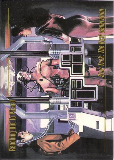 Star Trek Master Series: Series 1 (Base Set) card 44 Reaching Out to Picard
