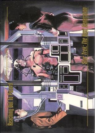 Star Trek Master Series: Series 1 (Base Set) card 44 Reaching Out to Picard