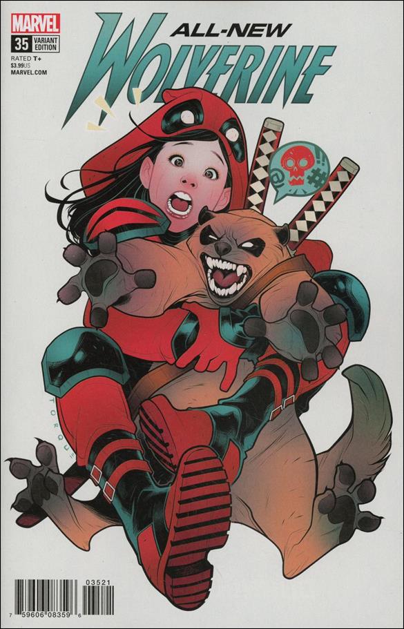 All-New Wolverine  issue 35-B Elizabeth Torque Cover
