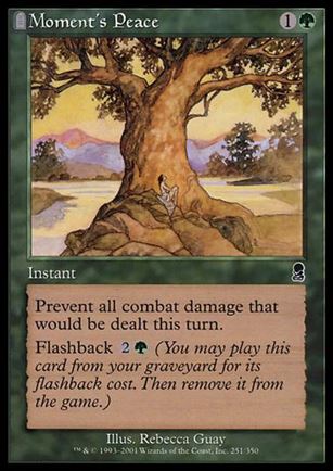 Magic the Gathering: Odyssey (Base Set) card 251 Moment's Peace