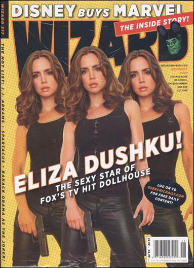 Wizard: The Magazine of Comics, Entertainment and Pop Culture issue 217-C Eliza Dushku Photo Cover