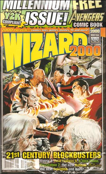 Wizard: The Comics Magazine issue 2000 Polybagged Alex Ross Kingdom Come vs Earth X Cover
