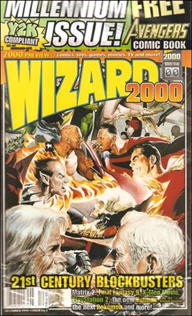 Wizard: The Comics Magazine issue 2000 Polybagged Alex Ross Kingdom Come vs Earth X Cover