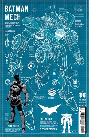 DC: Mech issue 1-B Dan Mora Cardstock Cover