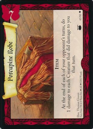 Harry Potter: Diagon Alley (Base Set) card 43 Porcupine Robe
