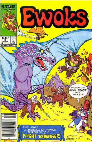 Ewoks issue 3-B Newsstand Cover