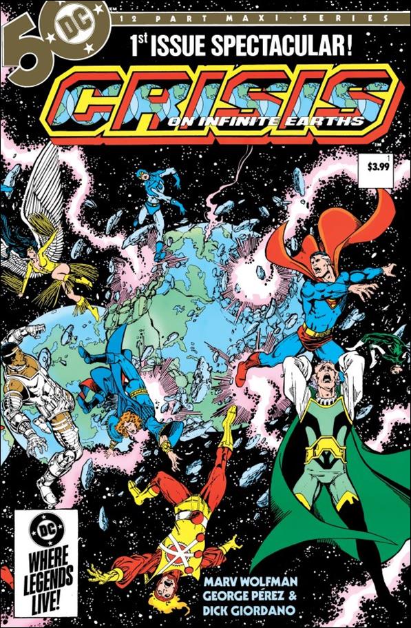 Crisis on Infinite Earths issue 1-D Facsimile Edition (2024) Wraparound Cover