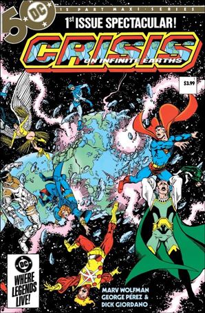 Crisis on Infinite Earths issue 1-D Facsimile Edition (2024) Wraparound Cover