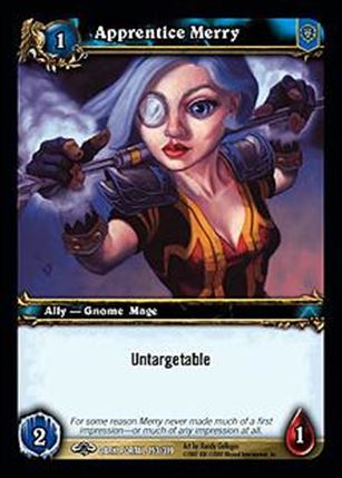 World of Warcraft: Through the Dark Portal (Base Set) card 153 Apprentice Merry
