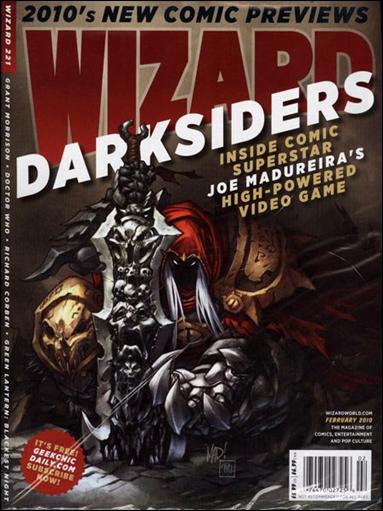 Wizard: The Magazine of Comics, Entertainment and Pop Culture issue 221 Joe Madureira Darksiders Cover