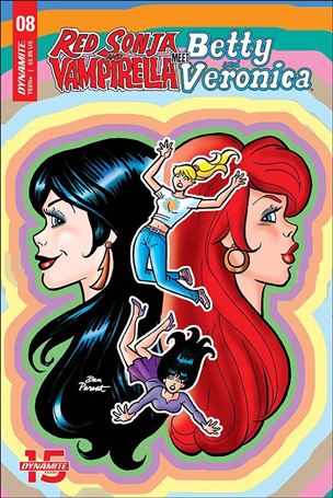Red Sonja and Vampirella Meet Betty and Veronica issue 8-D Dan Parent Cover