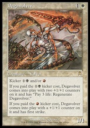 Magic the Gathering: Apocalypse (Base Set) card 6 Degavolver
