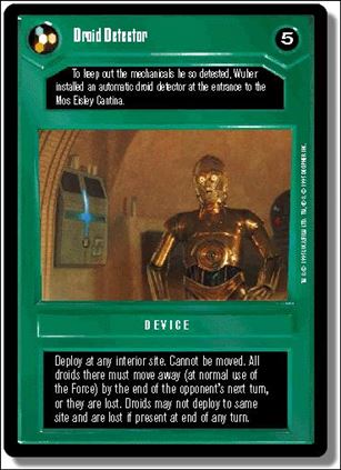Star Wars: Premiere Limited (Base Set) card 40 Droid Detector