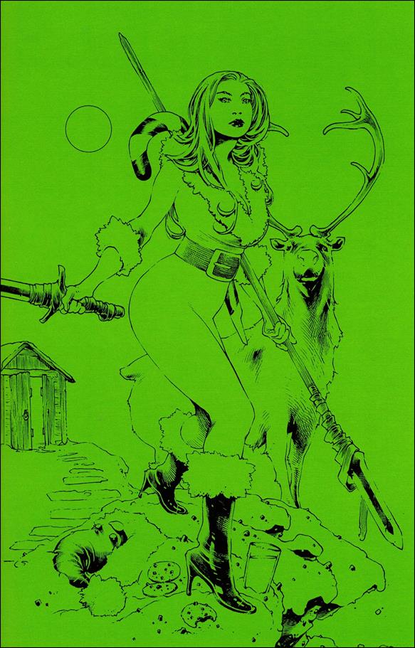 Kristy Kringle issue Ashcan Green Cover