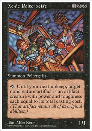 Magic the Gathering: 5th Edition (Base Set) card 206 Xenic Poltergeist