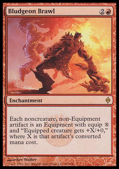 Magic the Gathering: New Phyrexia card 80 Bludgeon Brawl