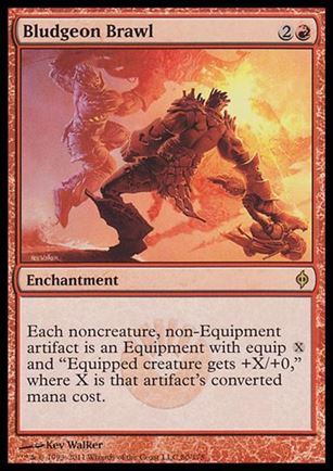 Magic the Gathering: New Phyrexia card 80 Bludgeon Brawl
