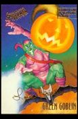 Fleer Ultra Spider-Man (Gold-Foil Signature Parallel Base Set) card 23 Green Goblin