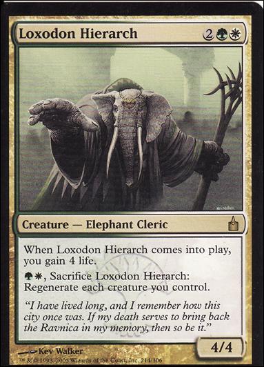 Magic the Gathering: Ravnica (Base Set)  card 214 Loxodon Hierarch