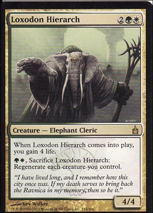 Magic the Gathering: Ravnica (Base Set)  card 214 Loxodon Hierarch