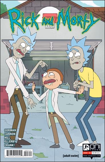Rick and Morty (2015) issue 3 CJ Cannon Cover 