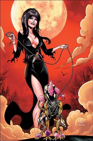 Elvira in Horrorland issue 3-J John Royle Virgin Cover