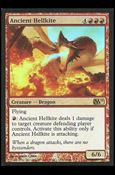 Magic the Gathering: 2011 Core Set (Base Set) card 122-B Ancient Hellkite (Foil)