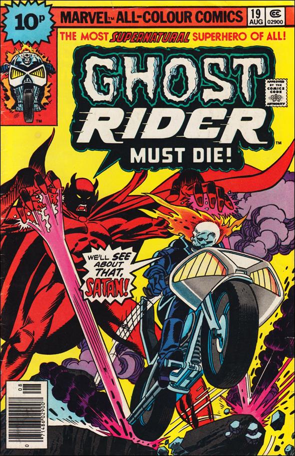 Ghost Rider (1973) issue 19-C UK Price Cover