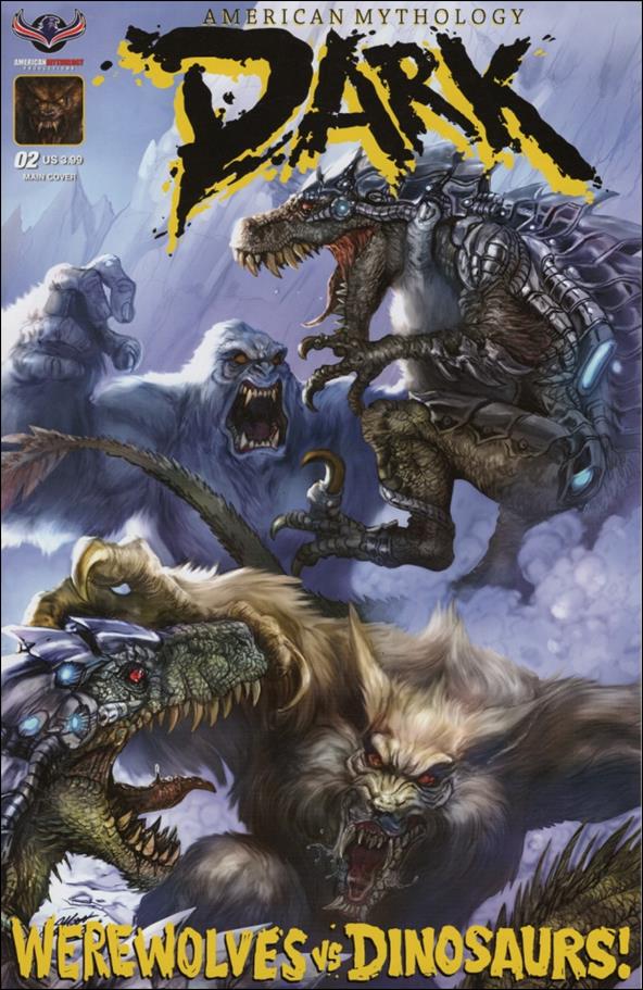 American Mythology Dark: Werewolves vs Dinosaurs issue 2 Matt Frank & Chris Scalf Cover