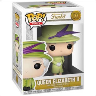 Pop! Royals  figure 1-B Queen Elizabeth II (Green Outfit)