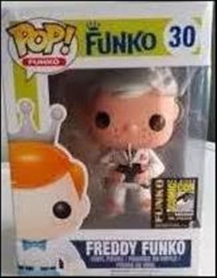 Pop! Funko - Freddy Funko figure 30 Freddy Funko (Dr. Emmett Brown) SDCC