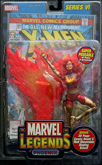 Marvel Legends (Series 6) figure 6-- Phoenix (Dark Phoenix - Red & Gold Costume)
