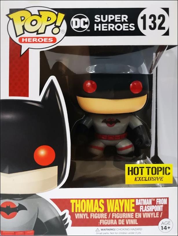 POP! Heroes figure 132 Thomas Wayne Batman From Flashpoint Hot Topic