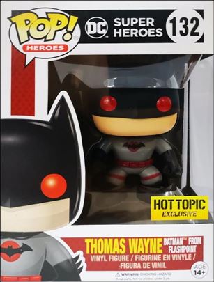 POP! Heroes figure 132 Thomas Wayne Batman From Flashpoint Hot Topic
