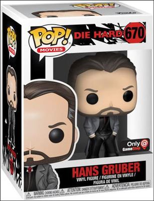 POP! Movies figure 670 Hans Gruber (Trenchcoat) GameStop Exclusive