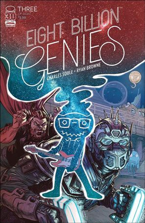 Eight Billion Genies issue 3 Ryan Brown Cover