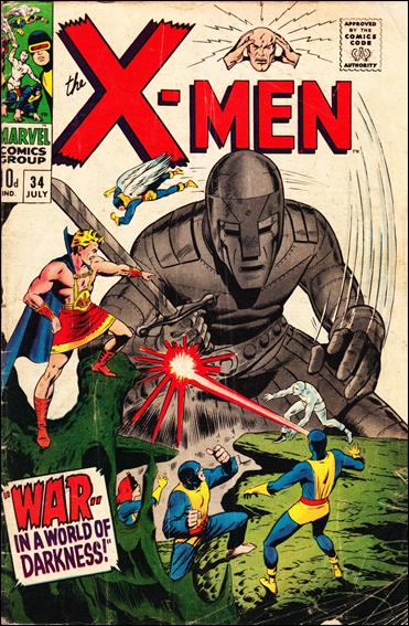 X-Men (1963) issue 34-B UK Price Cover