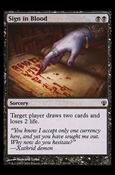 Magic the Gathering: Archenemy (Base Set) card 25 Sign in Blood