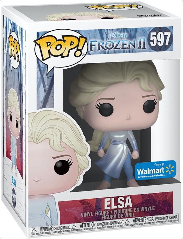 POP! Disney figure 597 Elsa (Dark Sea) Walmart Exclusive
