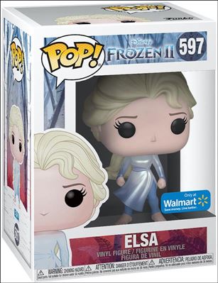 POP! Disney figure 597 Elsa (Dark Sea) Walmart Exclusive