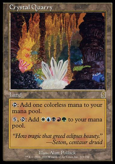 Magic the Gathering: Odyssey (Base Set) card 318 Crystal Quarry