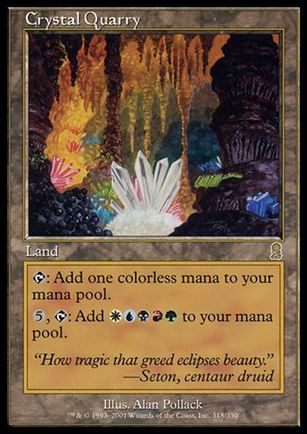 Magic the Gathering: Odyssey (Base Set) card 318 Crystal Quarry