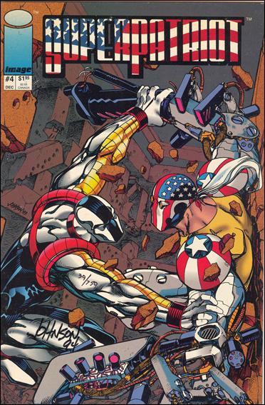 SuperPatriot issue 4-B Dynamic Forces Set (signed by Dave Johnson) 1/750