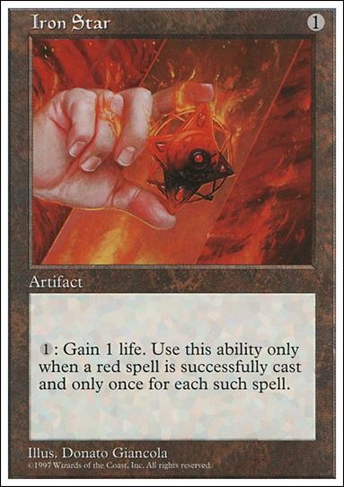 Magic the Gathering: 5th Edition (Base Set) card 380 Iron Star